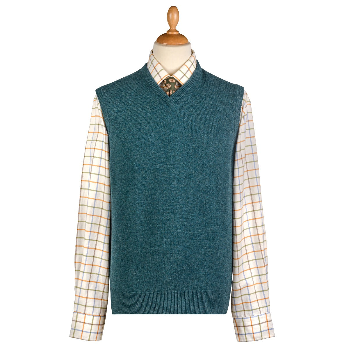 Hunter Green Lambswool Slipover