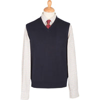 Navy Lambswool Slipover