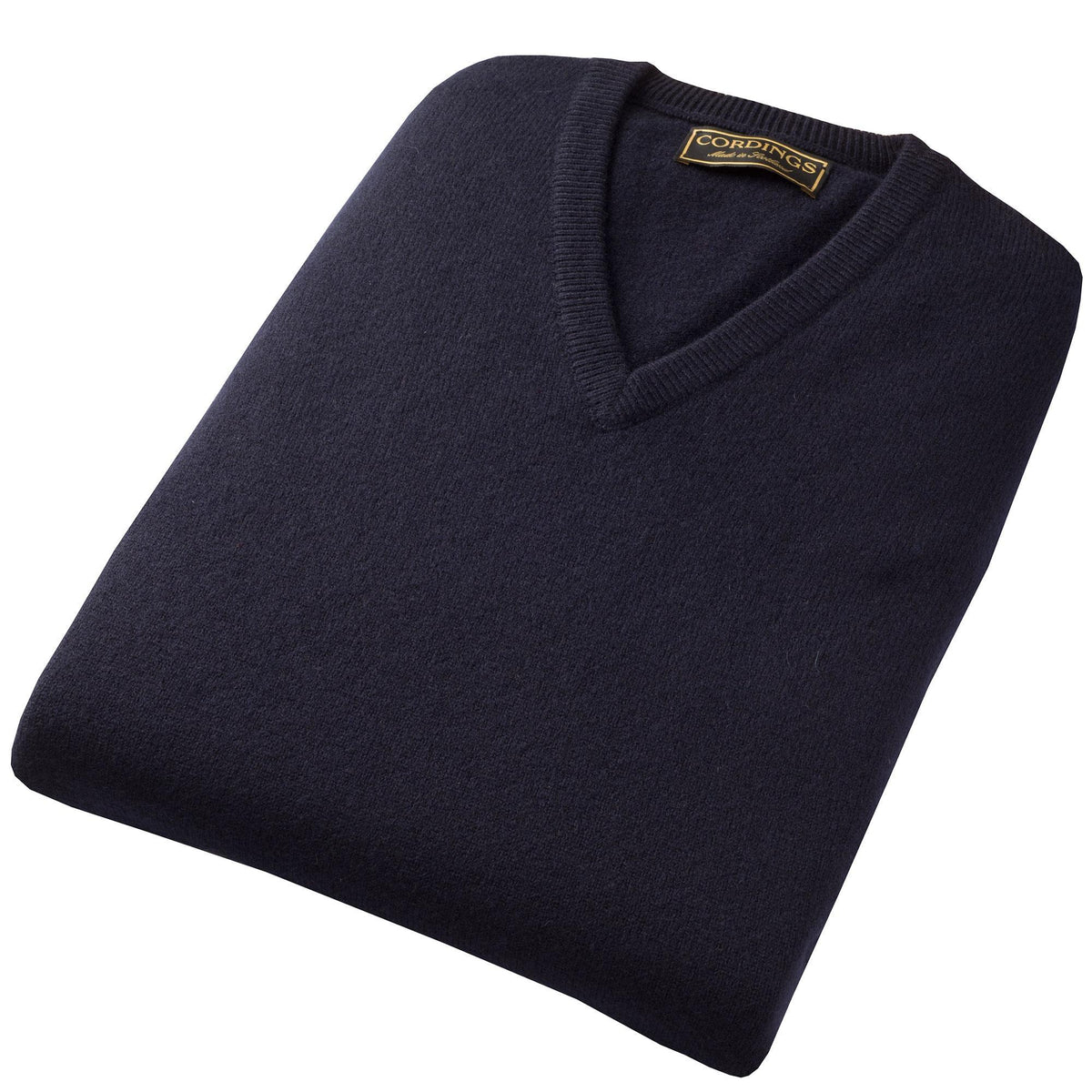 Navy Lambswool Slipover