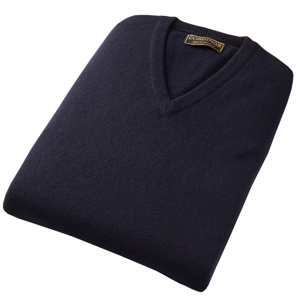 Navy Lambswool Slipover