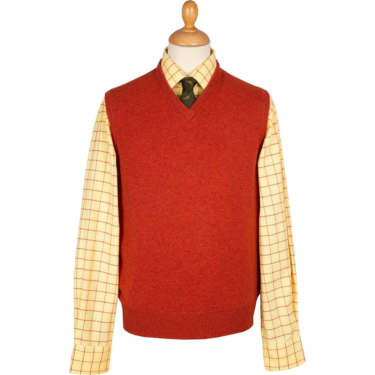 Rust Lambswool Slipover