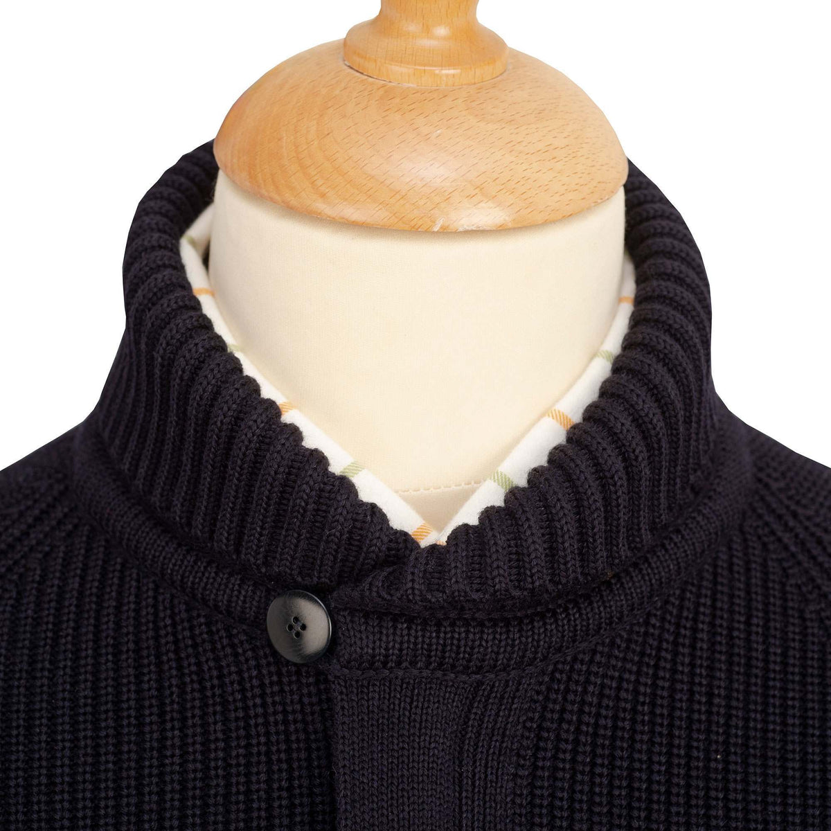 Navy Sloane Knitted Jacket