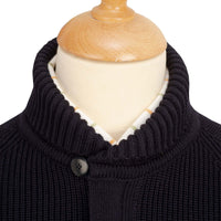Navy Sloane Knitted Jacket