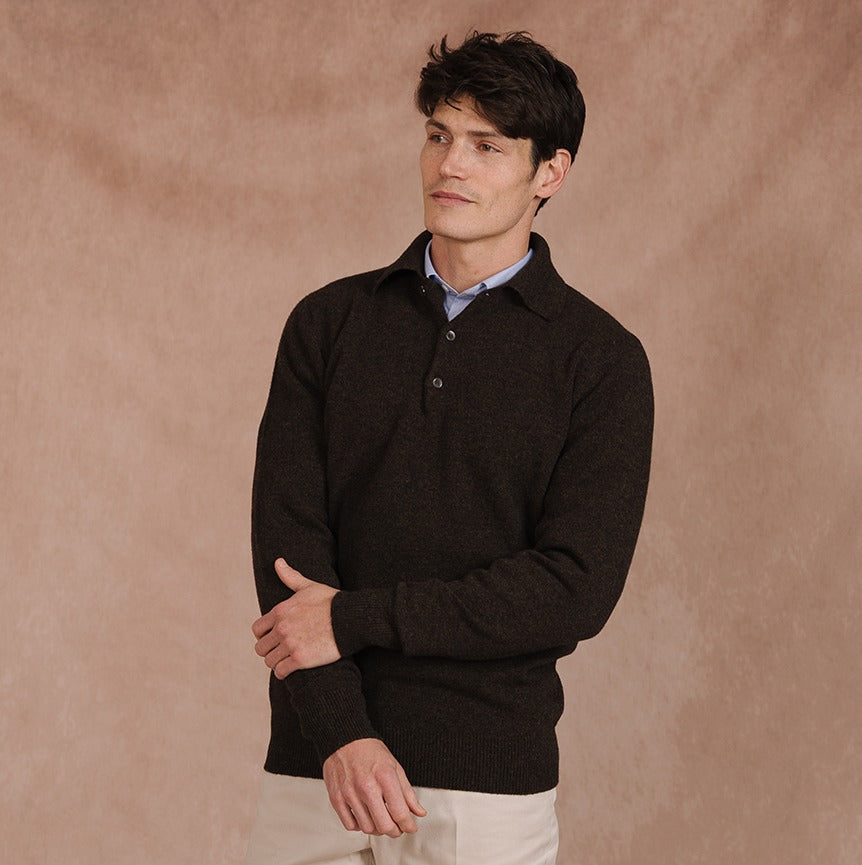 Chocolate Polo Jumper