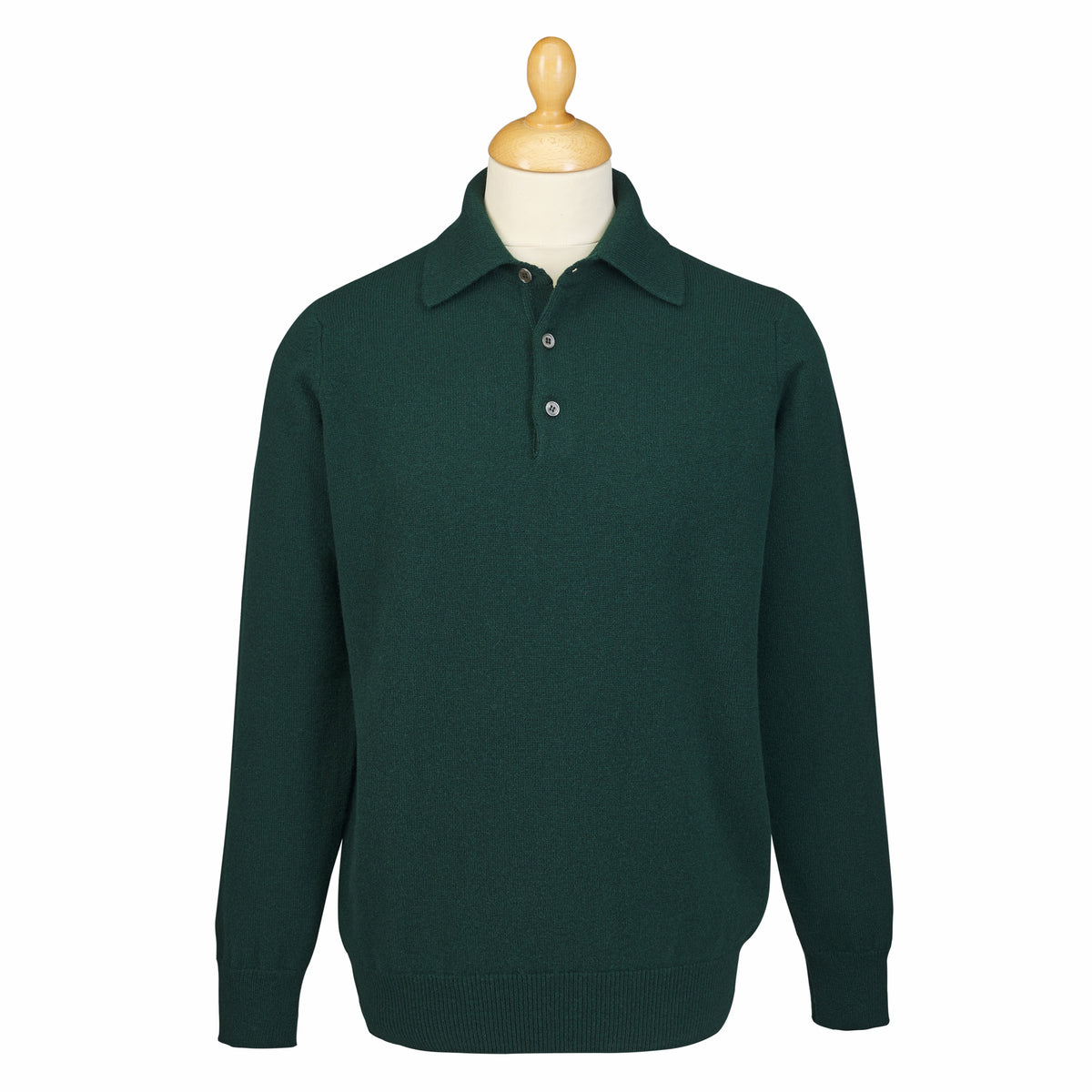 Tartan Polo Merino Jumper