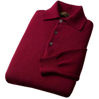 Bordeaux Polo Lambswool Jumper