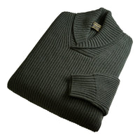 Loden Green Army Rib Pullover