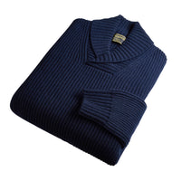 Navy Army Rib Pullover