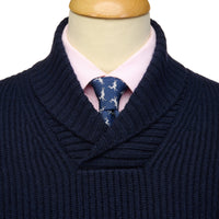 Navy Army Rib Pullover