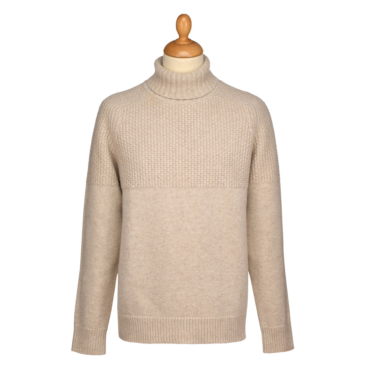 Light Beige Douglas Rollneck