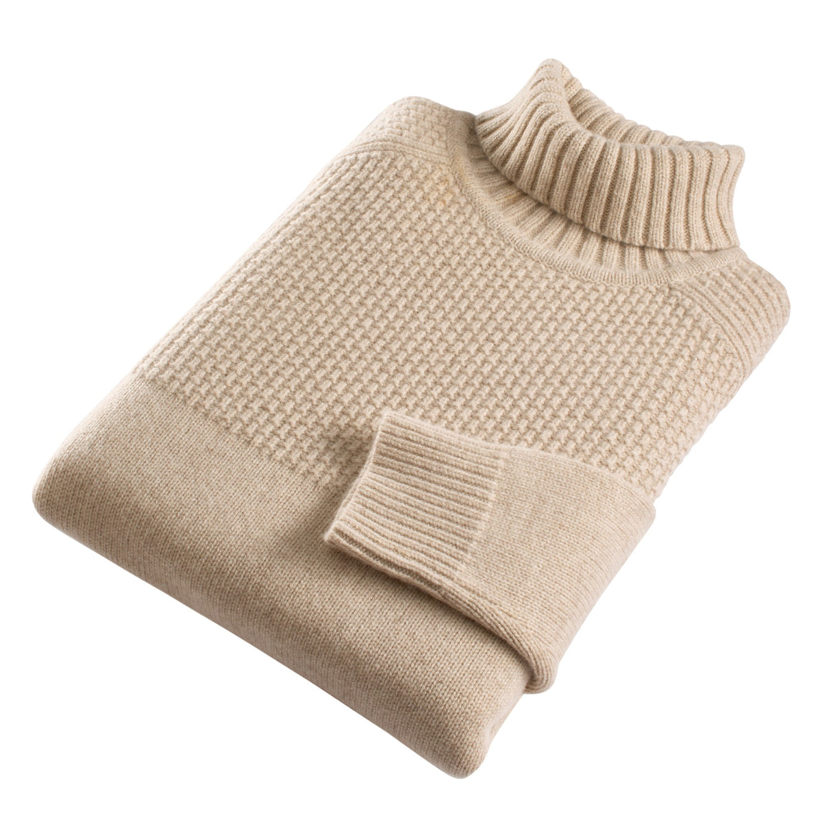 Light Beige Douglas Rollneck