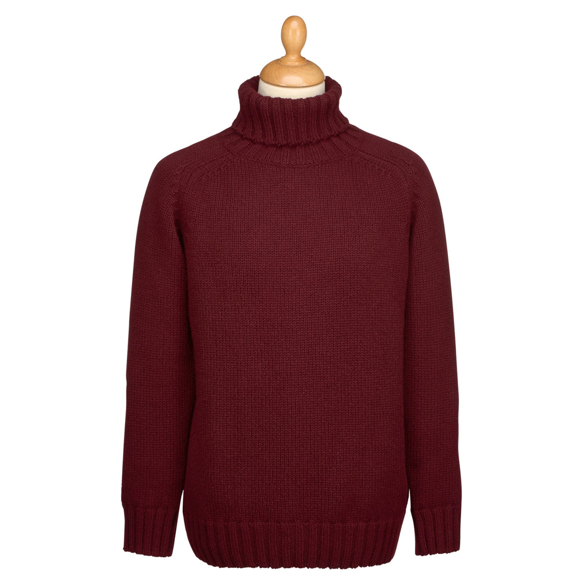 Red Claret Submariner Rollneck