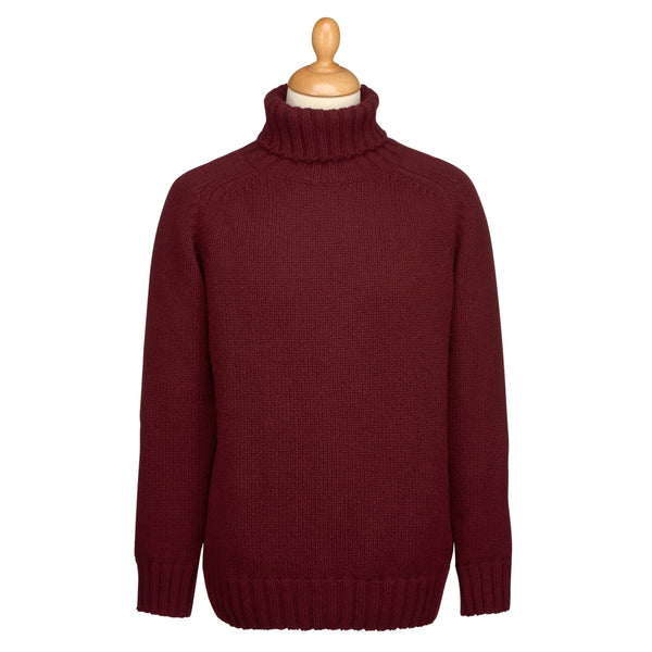 Red Claret Submariner Rollneck