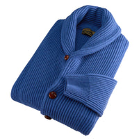 Denim Blue George Shawl Cardigan