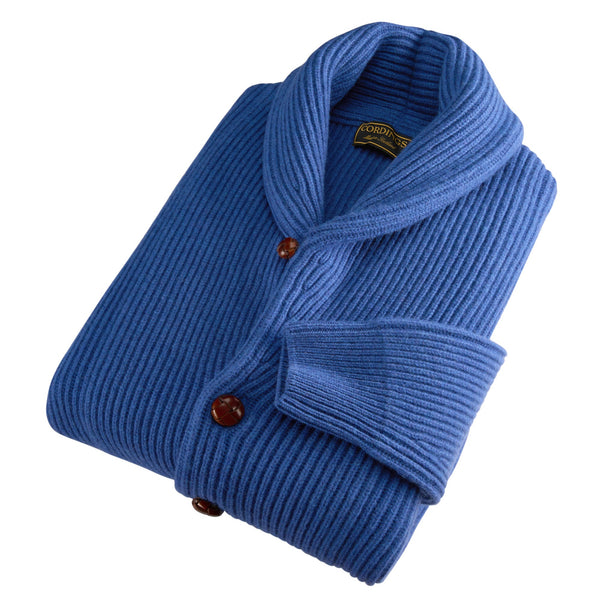 Denim Blue George Shawl Cardigan