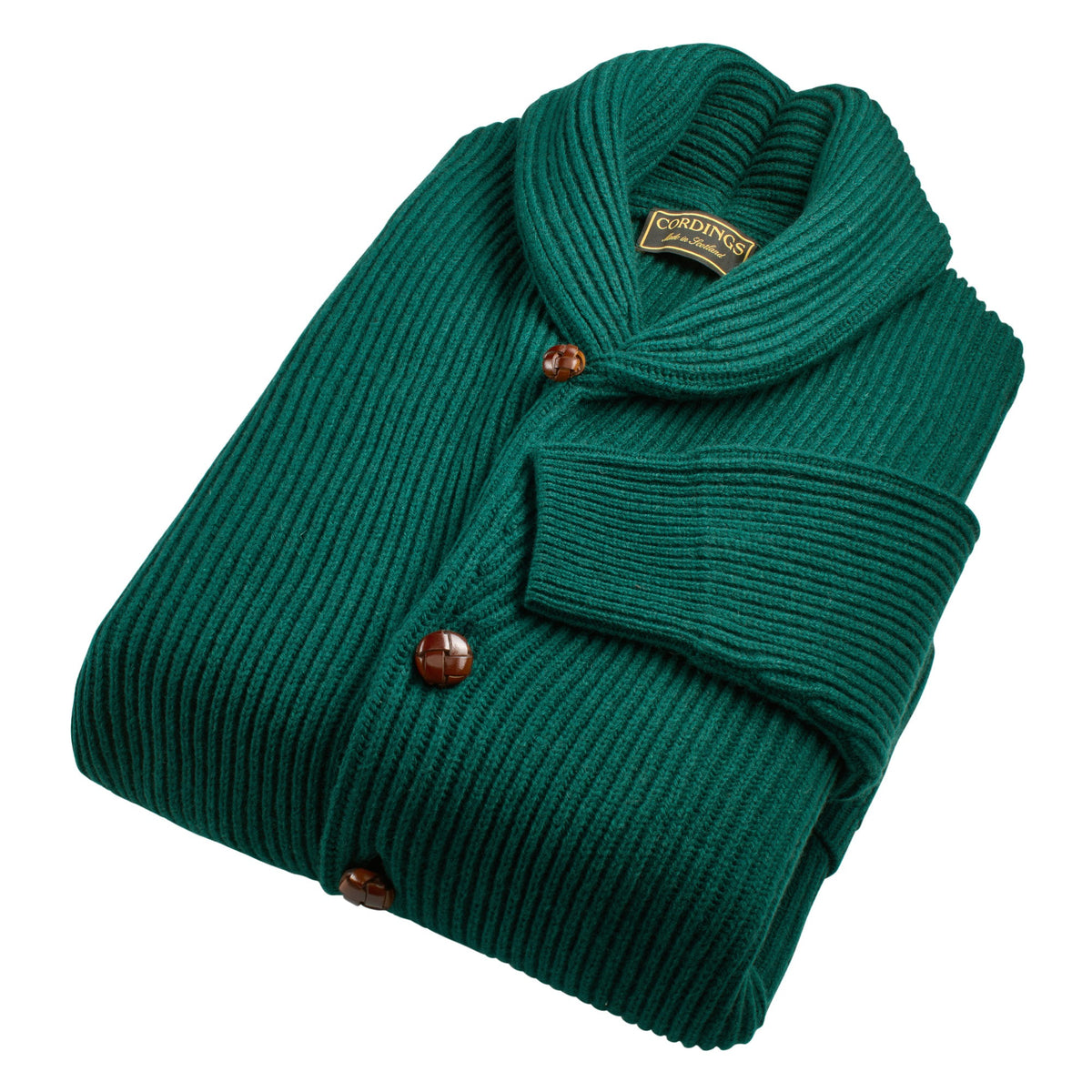 Tartan Green George Shawl Cardigan