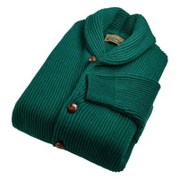 Tartan Green George Shawl Cardigan