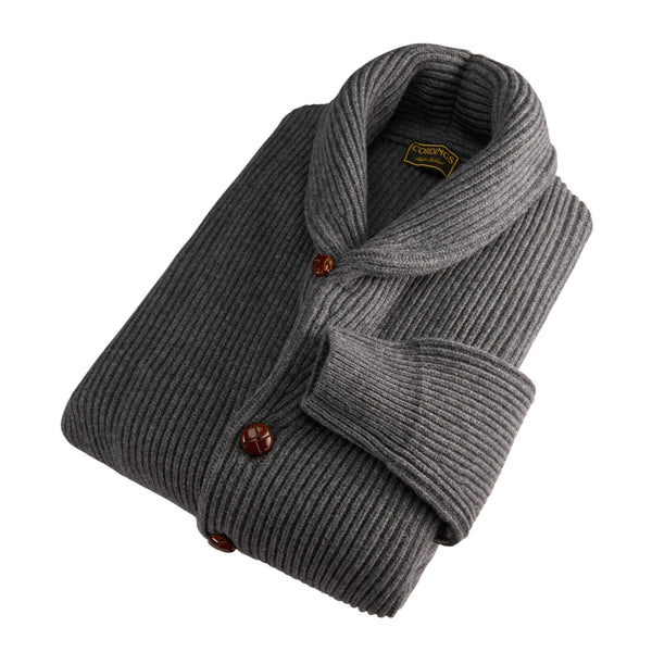 Grey George Shawl Cardigan