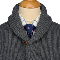 Grey George Shawl Cardigan
