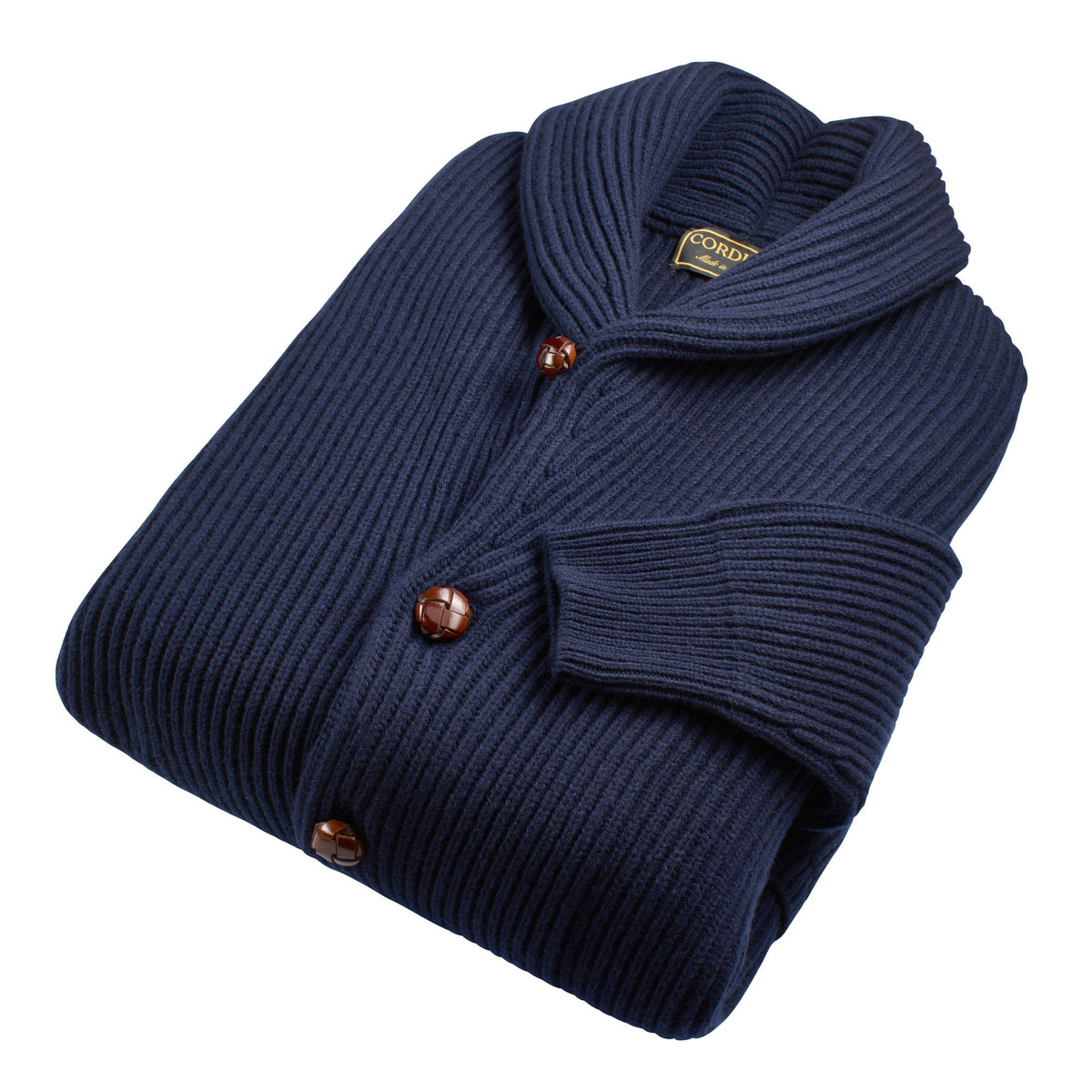 Navy George Shawl Cardigan