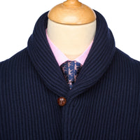 Navy George Shawl Cardigan