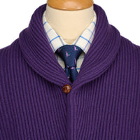 Purple George Shawl Cardigan