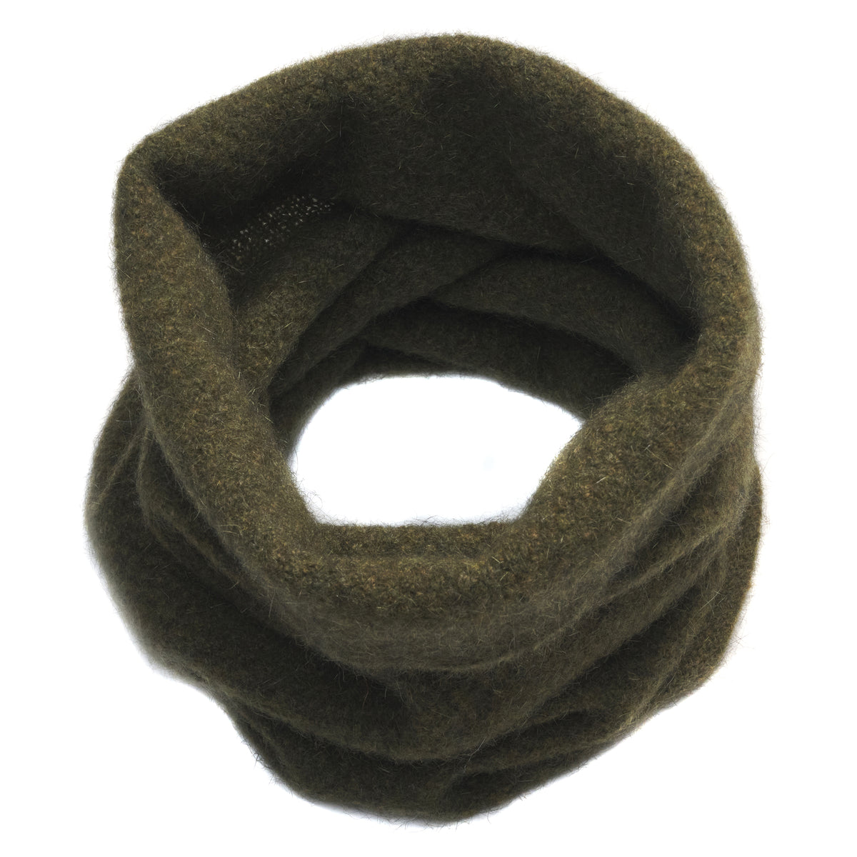 Moss Green Possum Cowl Neck Warmer