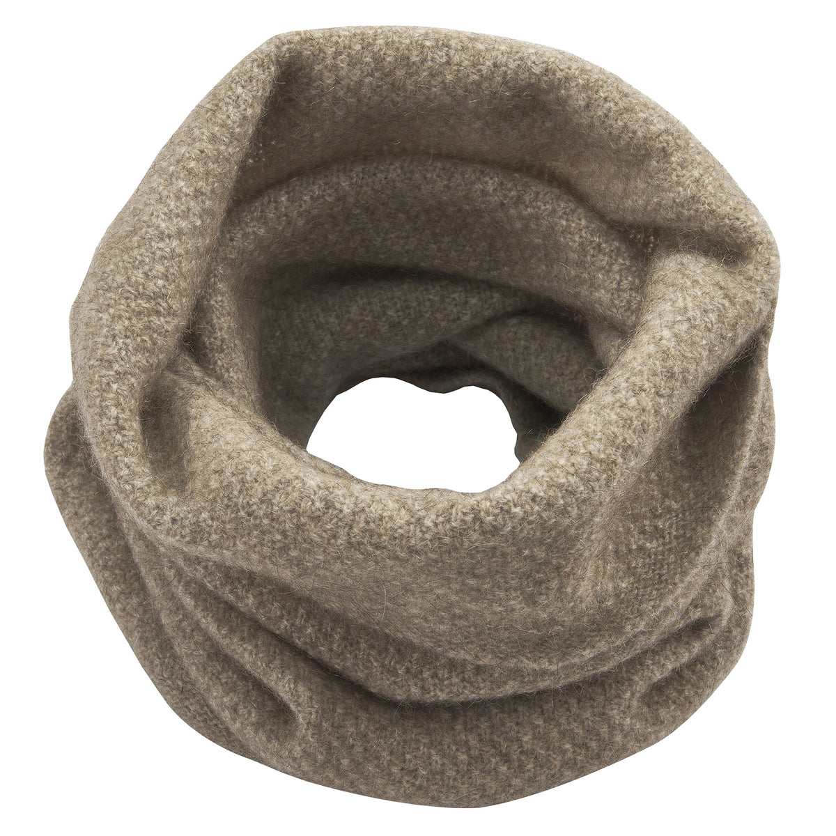Taupe Possum Cowl Neck Warmer