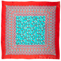 Red Silk Roulette Scarf