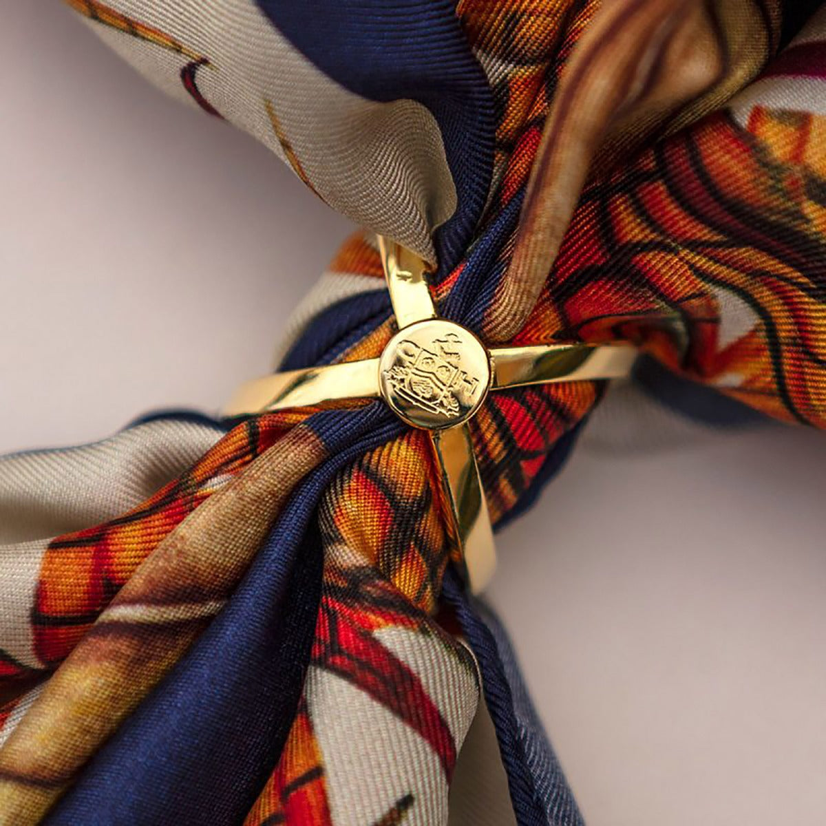 Gold Scarf Ring