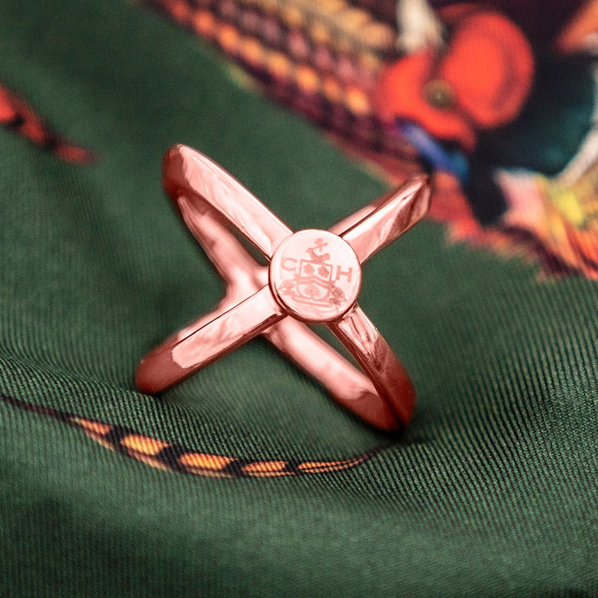 Rose Gold Scarf Ring