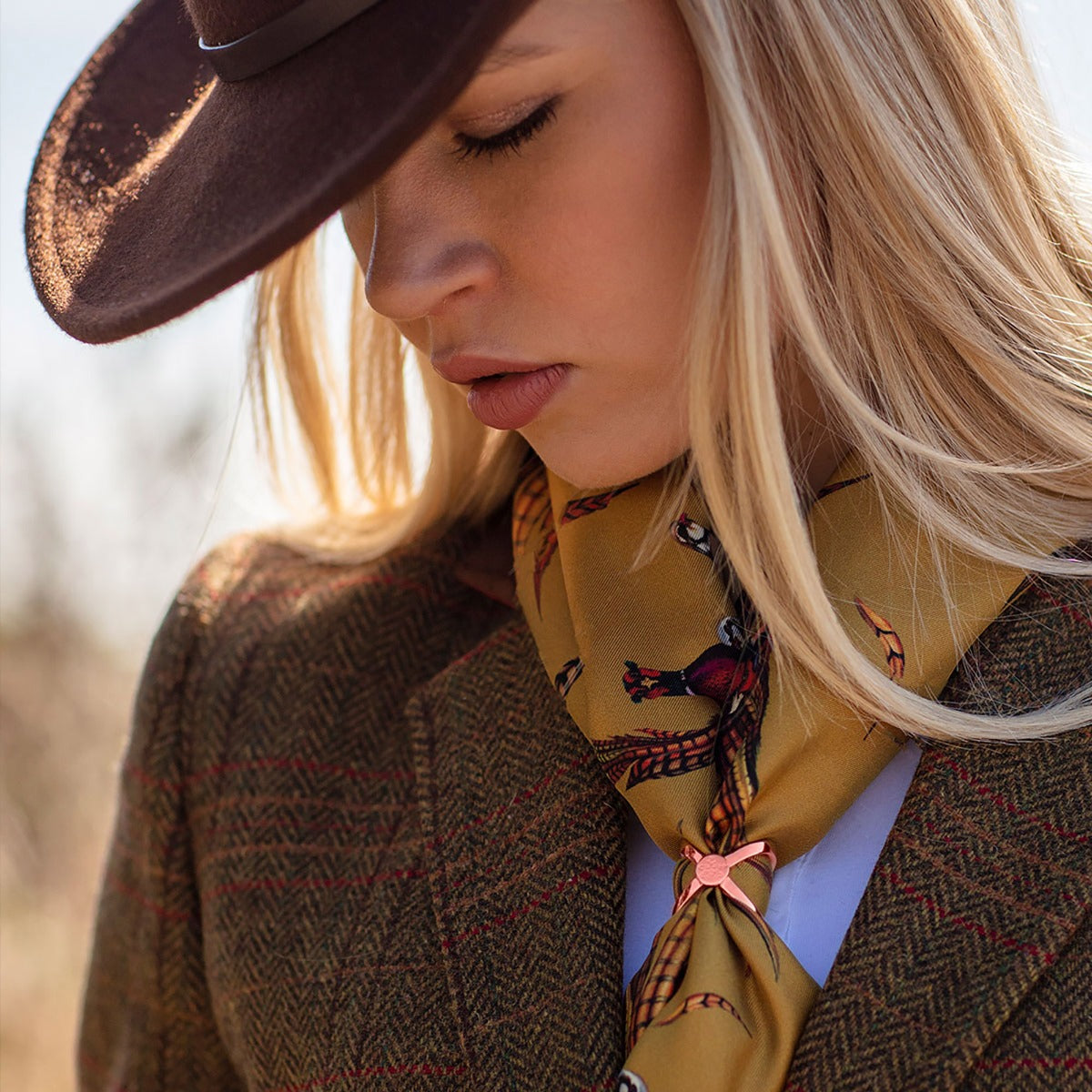 Rose Gold Scarf Ring