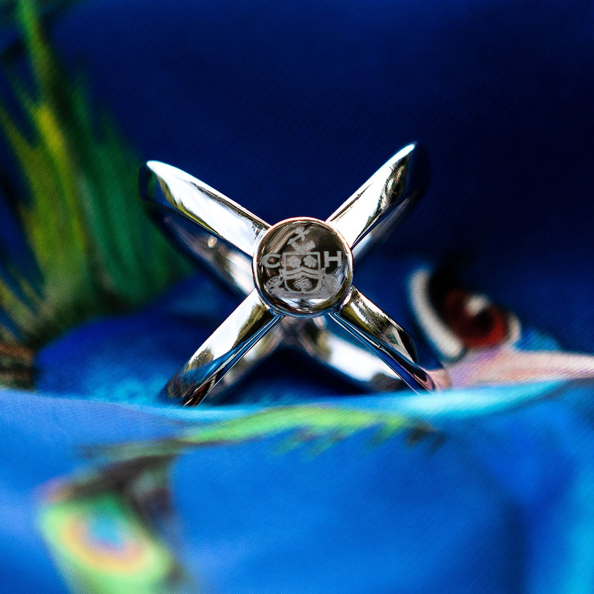 Silver Scarf Ring