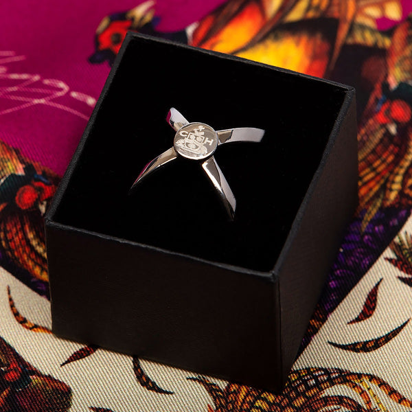 Silver Scarf Ring