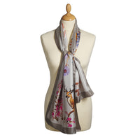Silver Silk Deer Scarf