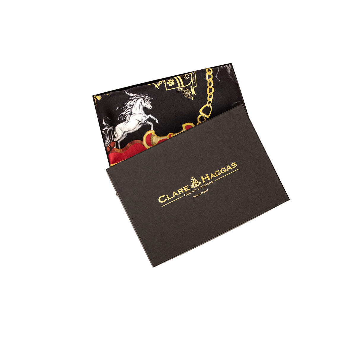 Gold Hold Your Horses Classic Scarf