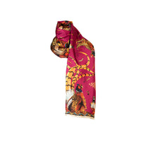 Mulberry Heads or Tails Silk Narrow Scarf