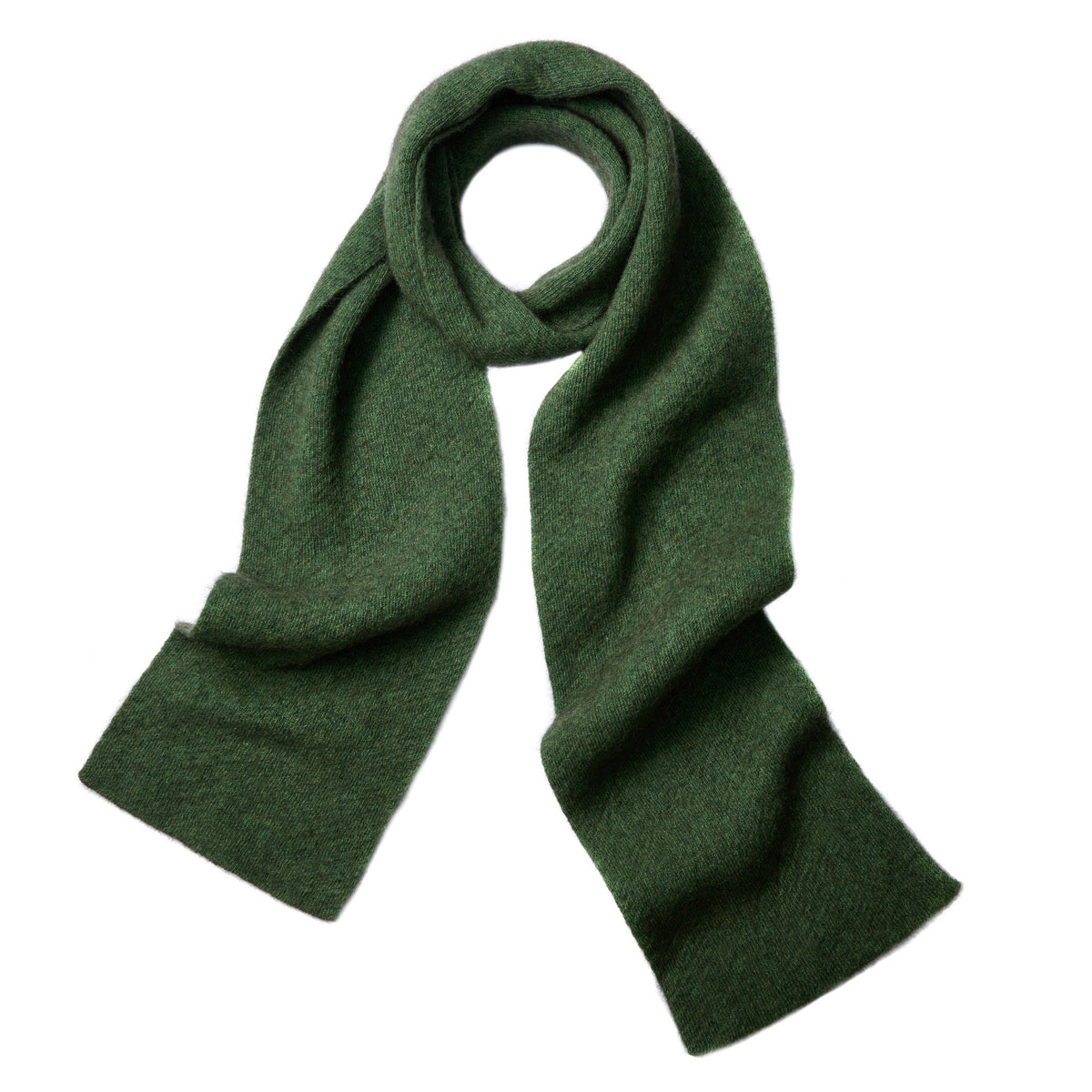 Green Merino & Possum Chevi Scarf