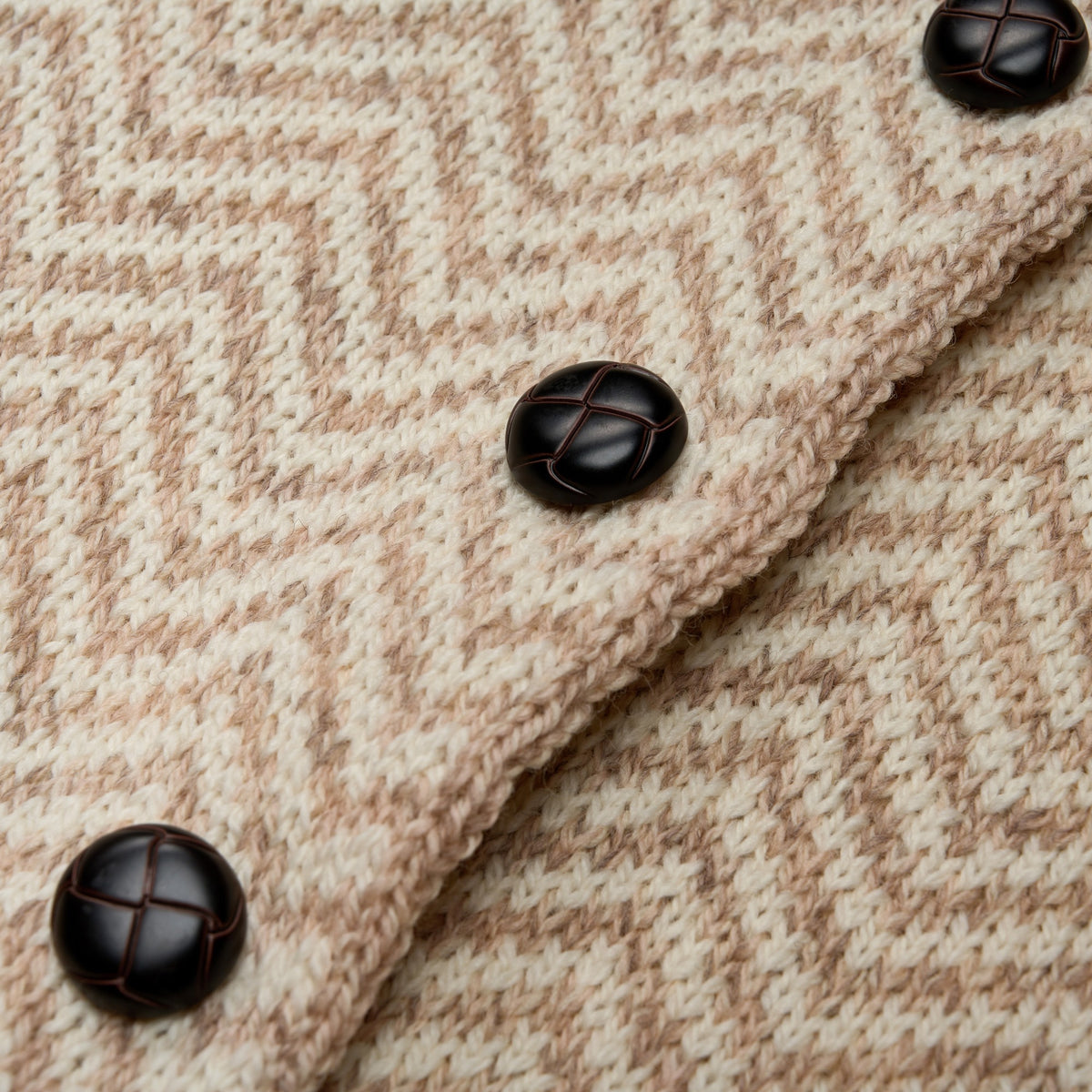 Cream Killala Herringbone Poncho