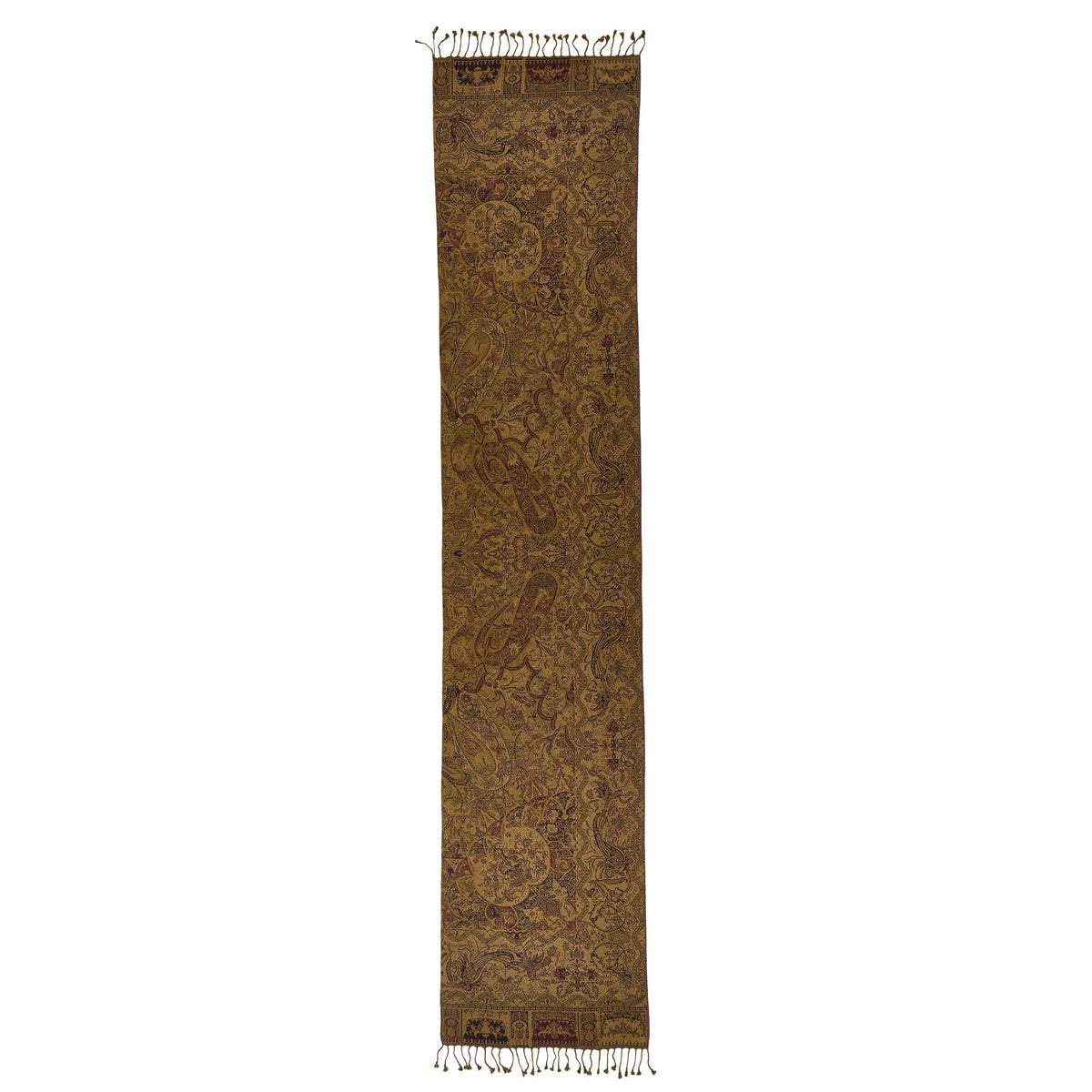 Blue Jacquard T.ba Wool Scarf