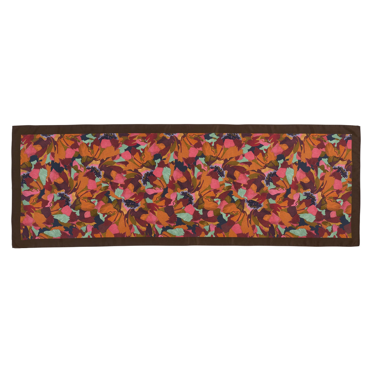Peony Parade Crepe De Chine Scarf made with Liberty Fabric