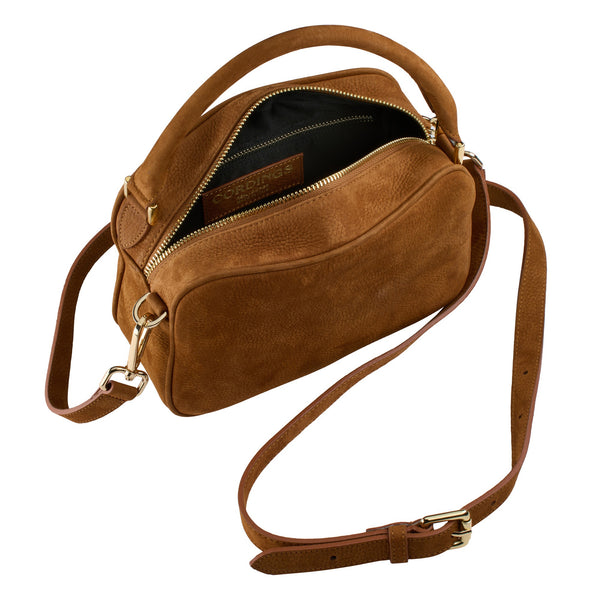Nubuck Leather Clutch Bag
