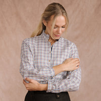 Tattersall Frill Collar Shirt