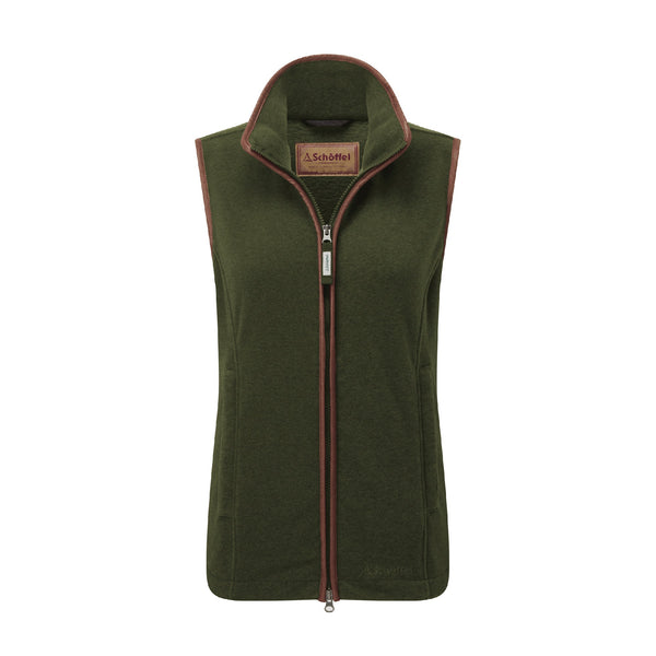 Dark Green Schöffel Lyndon Fleece Gilet