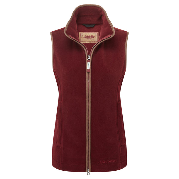 Claret Schöffel Lyndon Fleece Gilet