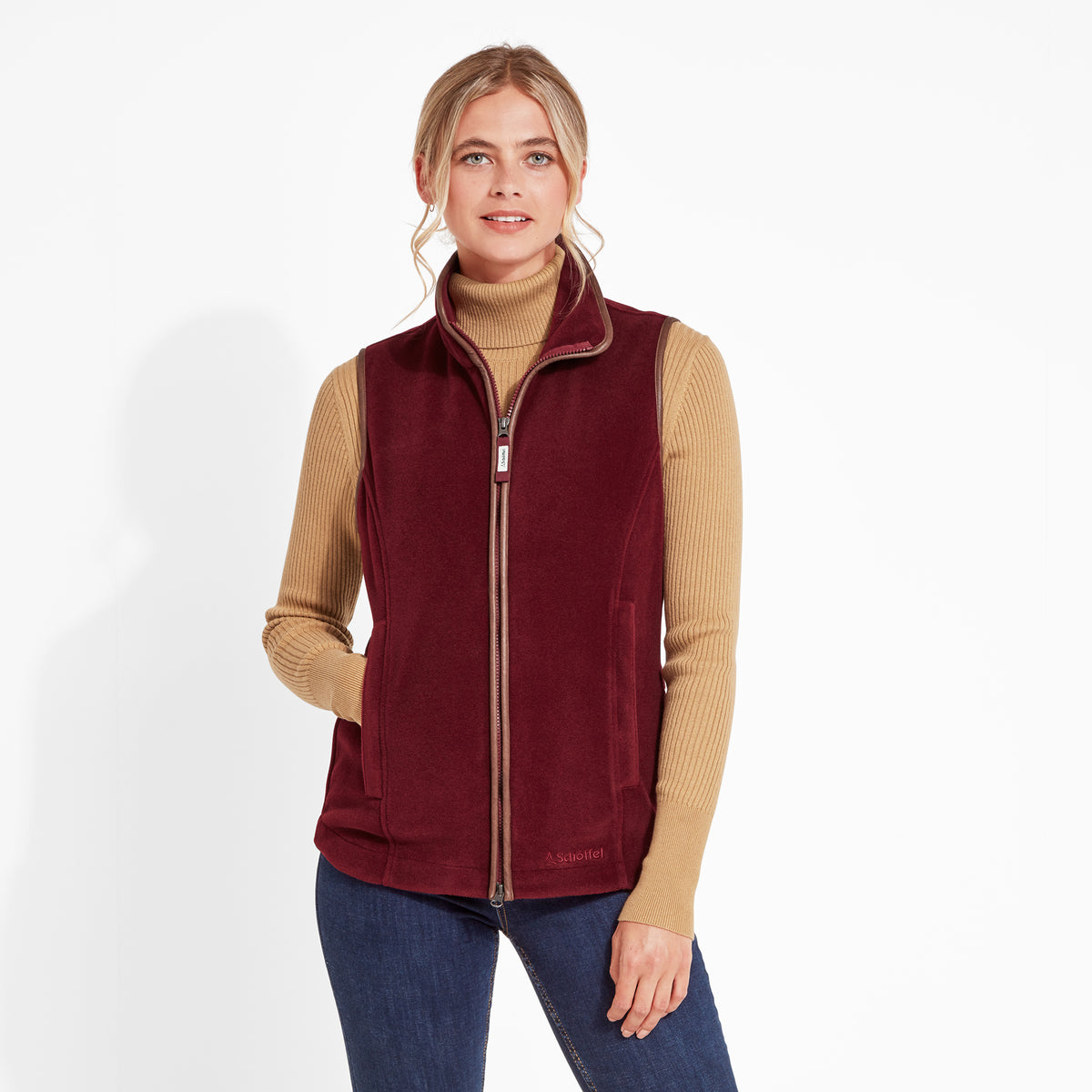 Claret Schöffel Lyndon Fleece Gilet