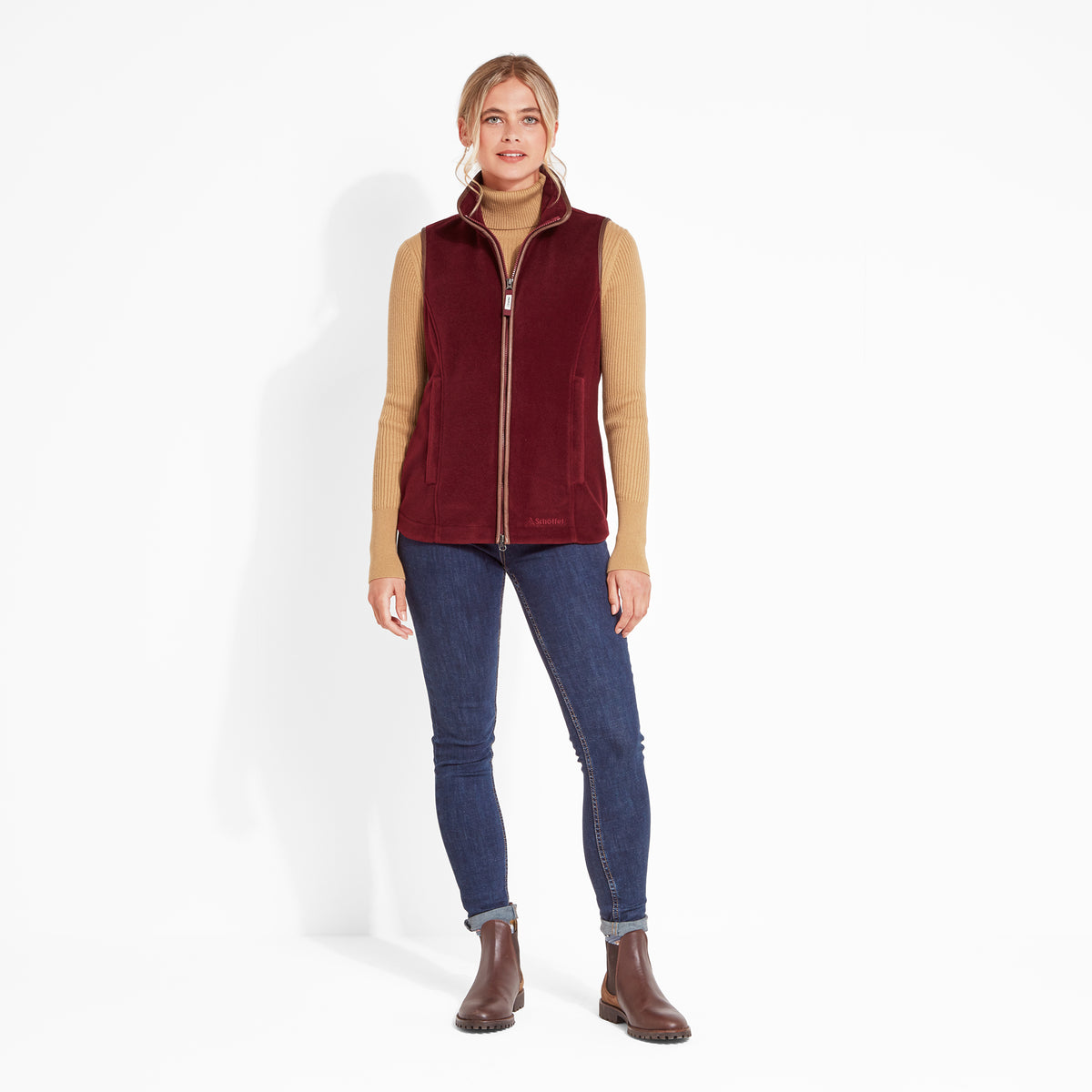 Claret Schöffel Lyndon Fleece Gilet