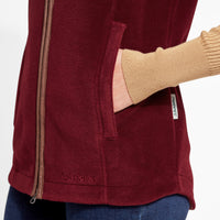 Claret Schöffel Lyndon Fleece Gilet