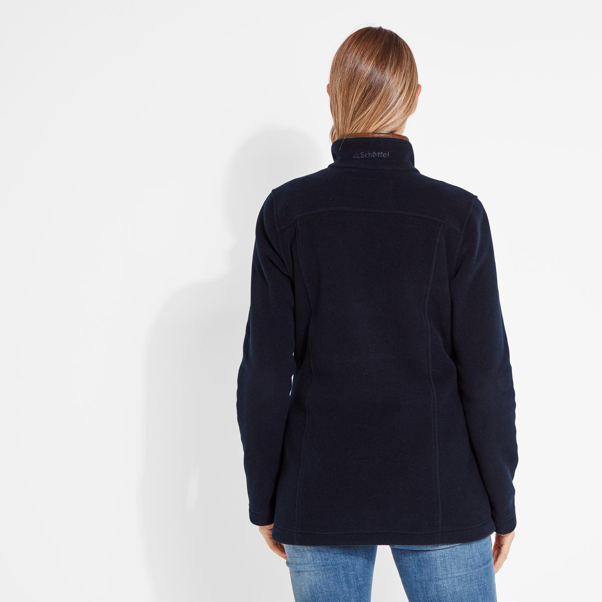 Schoffel Navy 1/4 Zip Tilton Fleece