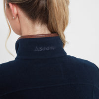 Schoffel Navy 1/4 Zip Tilton Fleece